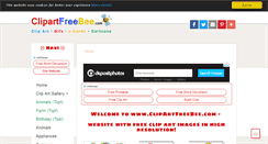 Desktop Screenshot of clipartfreebee.com